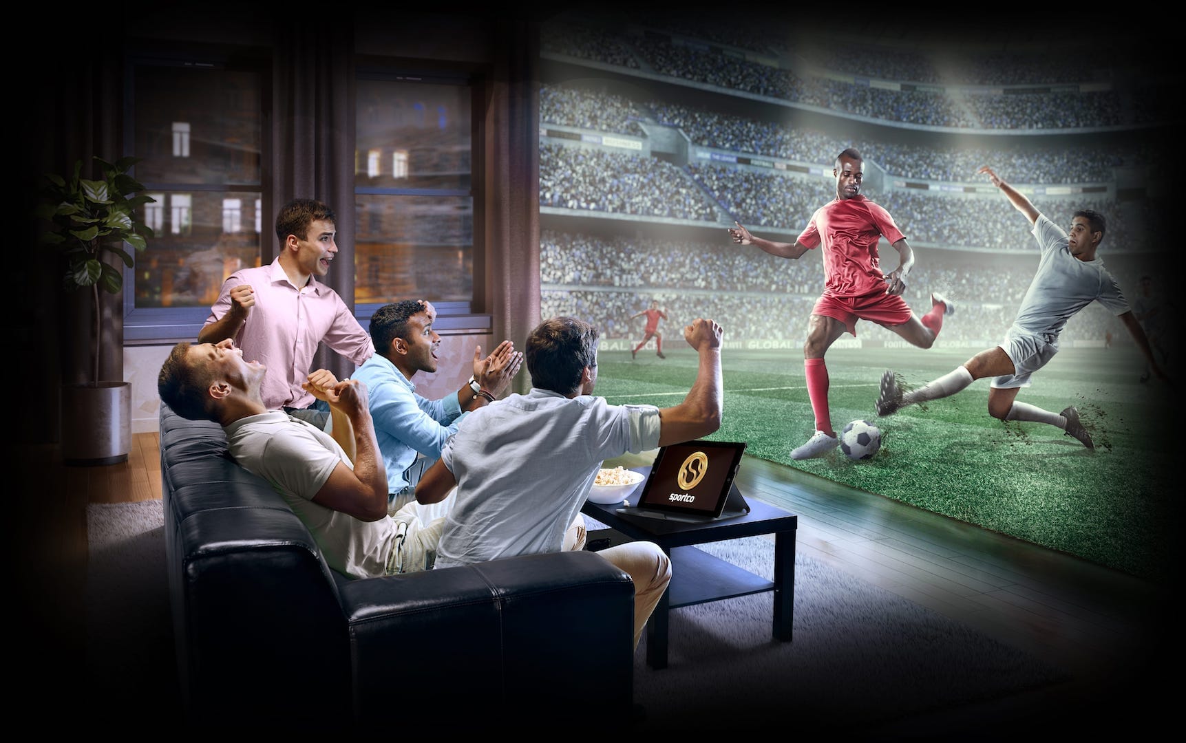 Strong the matches. Футбол по телевизору. Телевизор футбол. Футбол с друзьями. Спортивные трансляции реклама.