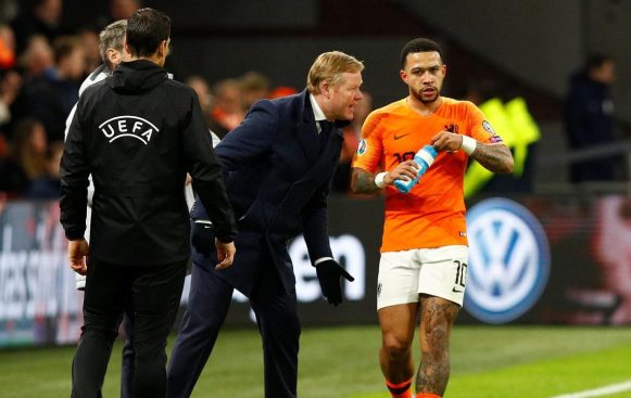 Ronald Koeman Memphis Depay Netherlands