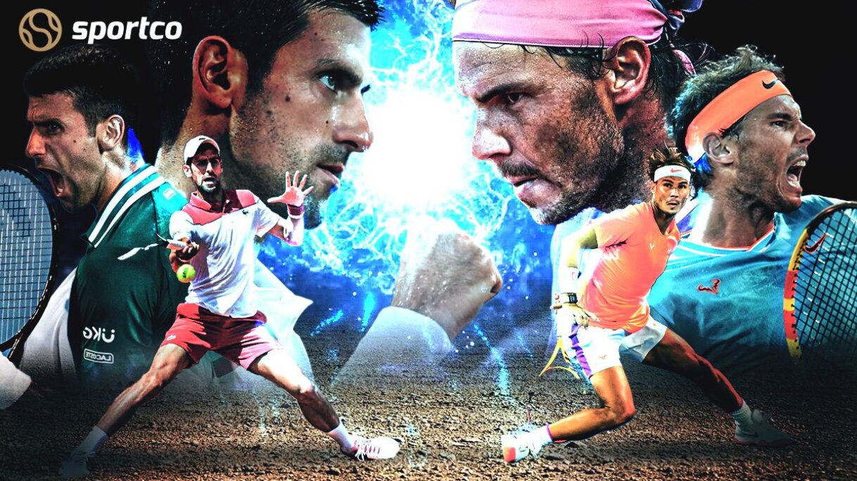 Nadal vs Djokovic Head to Head Grand Slams All-Time Record H2H Wins ATP Surface Clay Matches Rome Finals Hard Court Results Score
