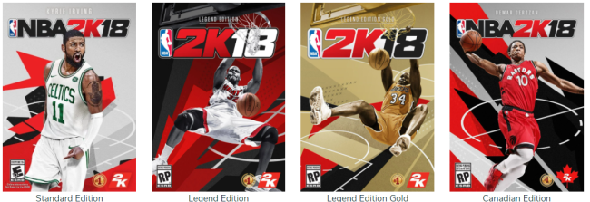 NBA 2K18 Cover Athletes