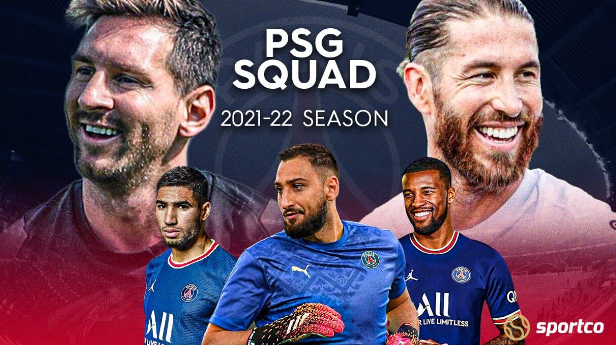 PSG Squad 202122 season Possible Lineup  Players List  Lionel Messi