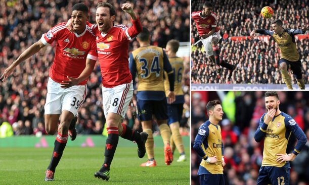 Rashford debut vs Arsenal