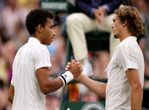 Zverev vs Aliassime WImbledon 2021