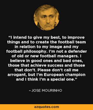 Jose Mourinho quote: I intend to give my best, to improve things and...