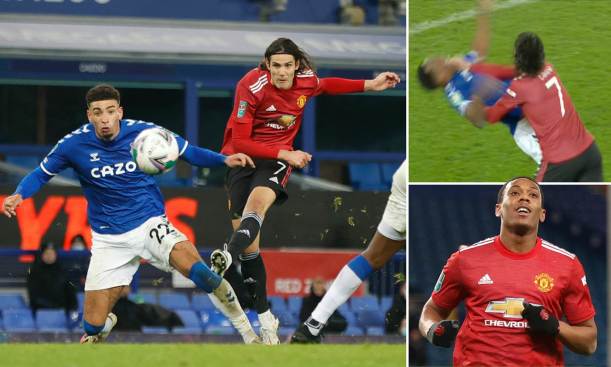 Everton vs Man United Carabao Cup