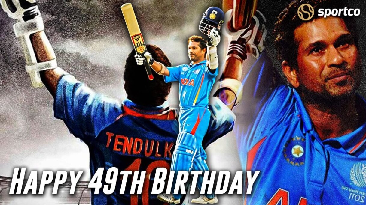 Sportco Birthday Special: Sachin Tendulkar turns 49 | Tribute to ...