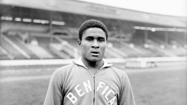 Eusebio during his time at Benfica