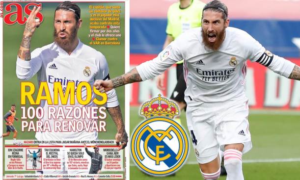 Ramos' contract is up this summer at Real Madrid