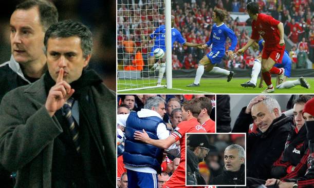 Jose Mourinho has a history at Anfield