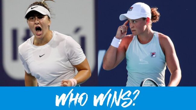 Andreescu vs Barty