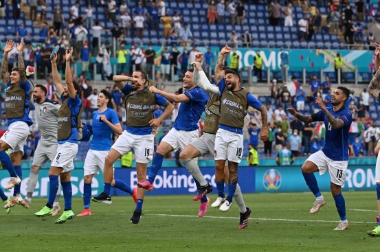 Italy team at Euro 2020