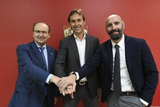 Jose Castro Carmona, Julen Lopetegui, Monchi Sevilla