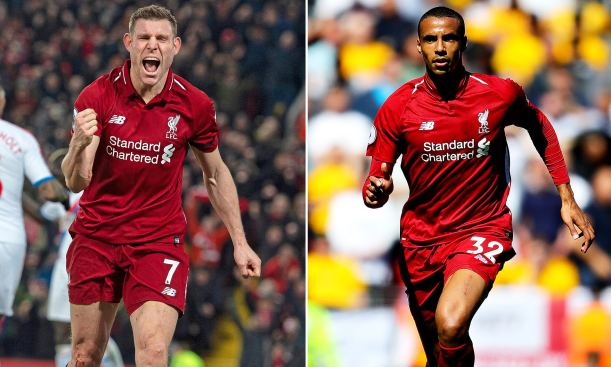 James Milner Joel Matip Liverpool