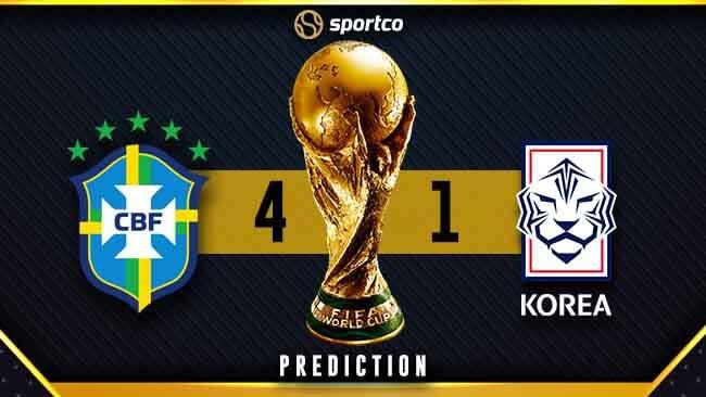 Brazil vs South Korea FIFA WC 2022