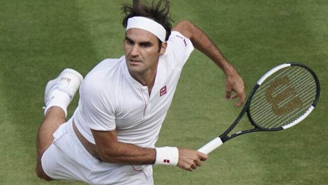 Roger Federer at WImbledon