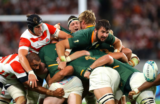 Springboks maul South Africa vs Japan Rugby World Cup 2019