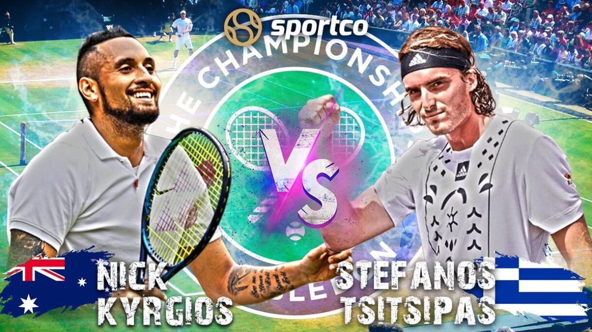 Wimbledon 2022 Nick Kyrgios vs Stefanos Tsitsipas Head to Head Prediction H2H Preview Stats