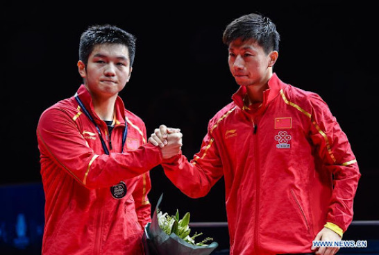 Fan Zhendong and Ma Long