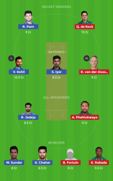 India South Africa fantasy