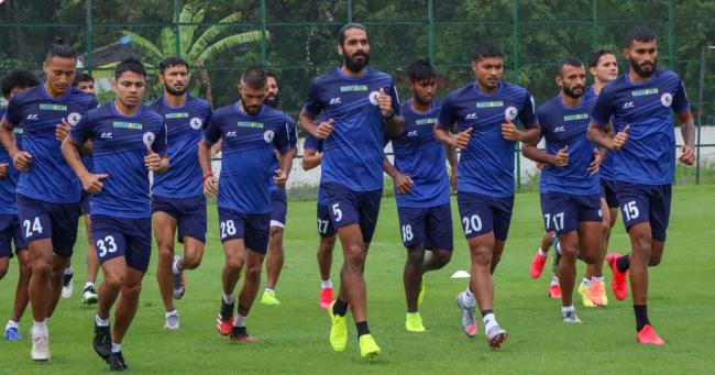 Mohun Bagan players training ahead of their clash with East bengal in ISL