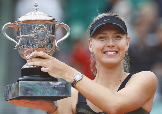 Maria Sharapova French Open Trophy