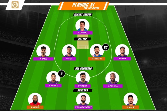 KKR vs SRH fantasy team