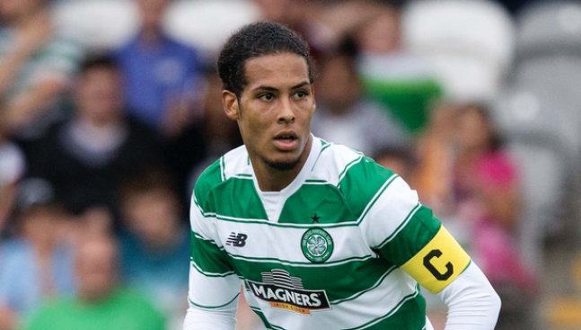 Virgil van Dijk at Celtic