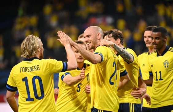 Sweden team at Euro 2020