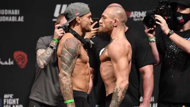 Dustin Poirier vs Conor McGregor 