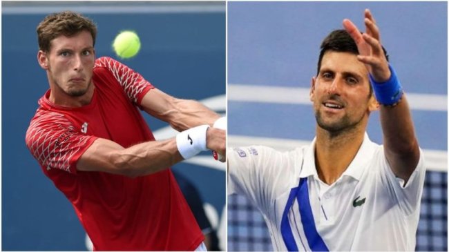 Pablo Carreno Busta Novak Djokovic