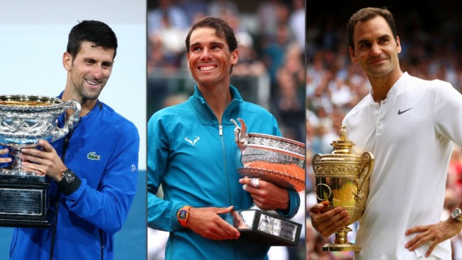 Djokovic, Nadal and Federer