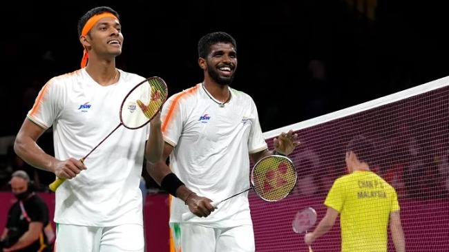 Chirag Shetty & Satwiksairaj Rankireddy - World No. 1 in BWF Men's Doubles rankings