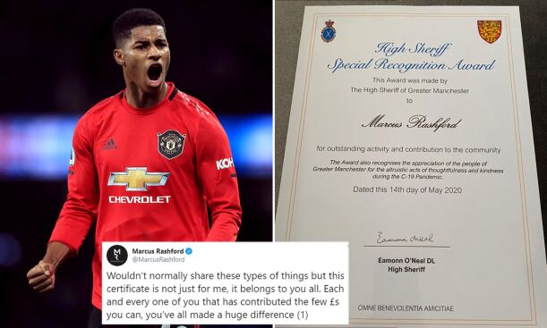 Marcus Rashford honorary doctorate