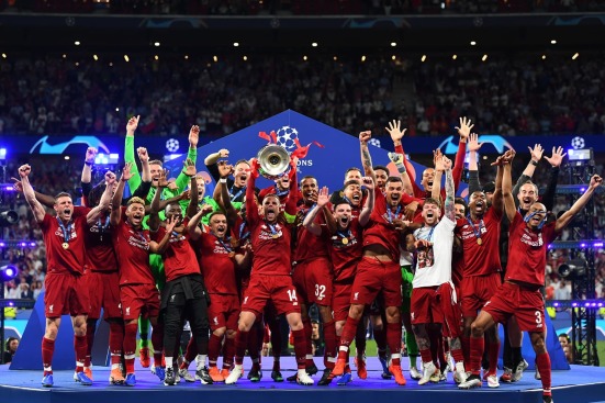2019 UEFA Champions League winner - Liverpool (Picture credits: Fox Sports Asia)  Liverpool