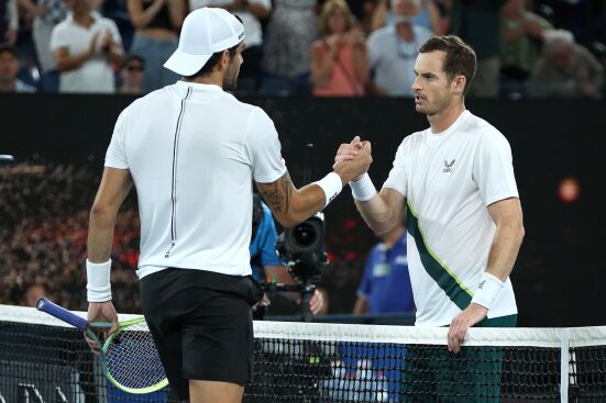 Matteo Berrettini(Left) Andy Murray(Right) - One of the Top 5 matches of 2023. 