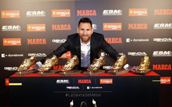 Lionel Messi Golden Shoe awards