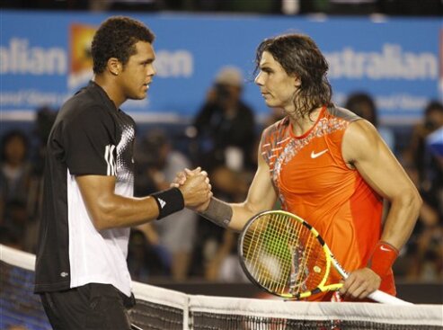 Jo-Wilfried Tsonga outlasts Rafael Nadal