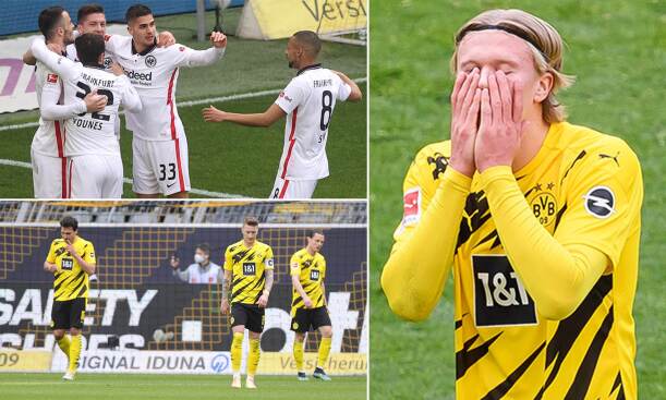 Eintracht Frankfurt beat Dortmund 2-1 