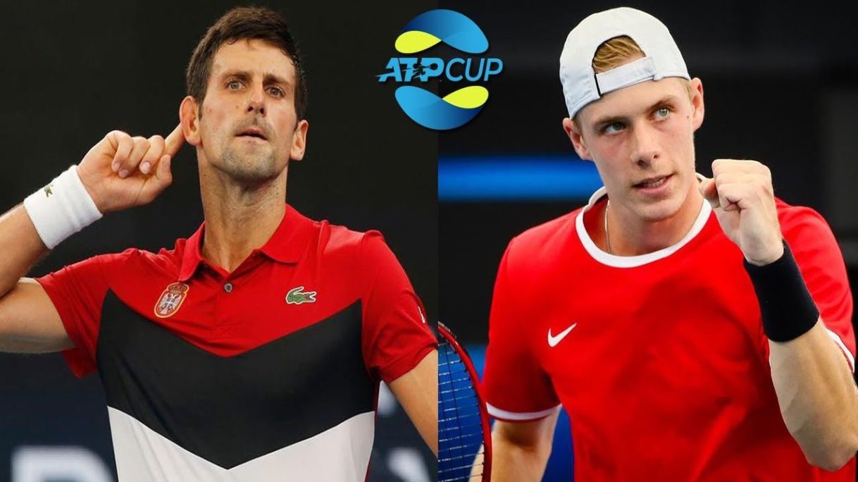 Atp Cup 2021 Djokovic In Action As Team Serbia Take On Team Canada