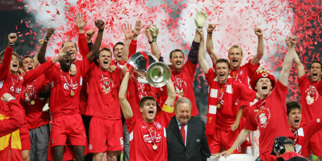2005 UEFA Champions League winner - Liverpool (Picture credits: This is Anfield)  Liverpool