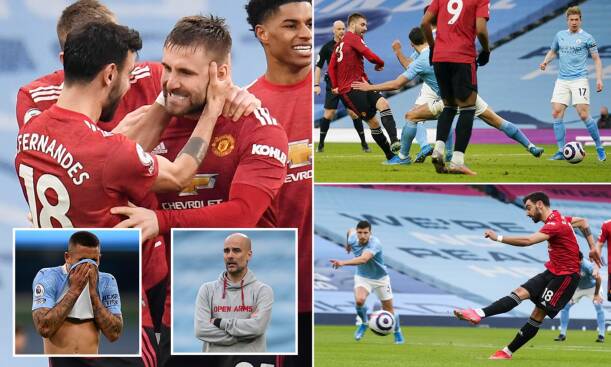 Man City vs Man Utd pics