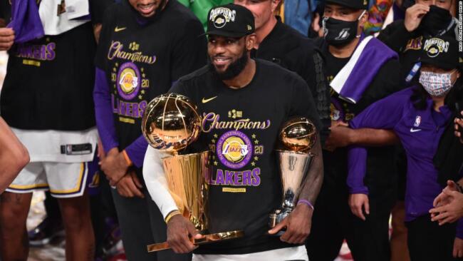 LeBron James called his mom right after winning the NBA Championship - CNN