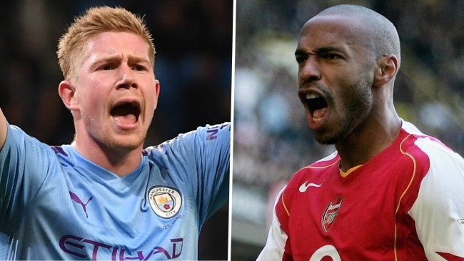 Kevin de Bruyne Thierry Henry Premier League