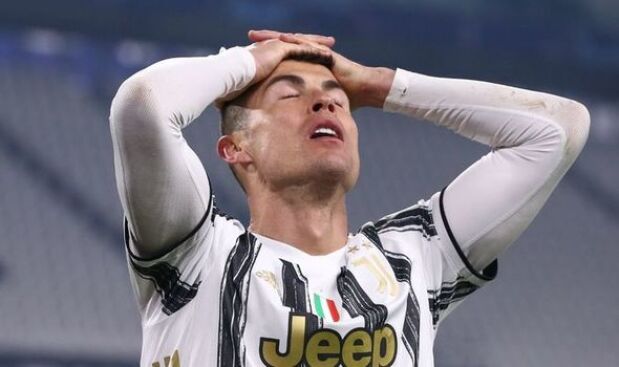 Ronaldo dejected vs FC Porto