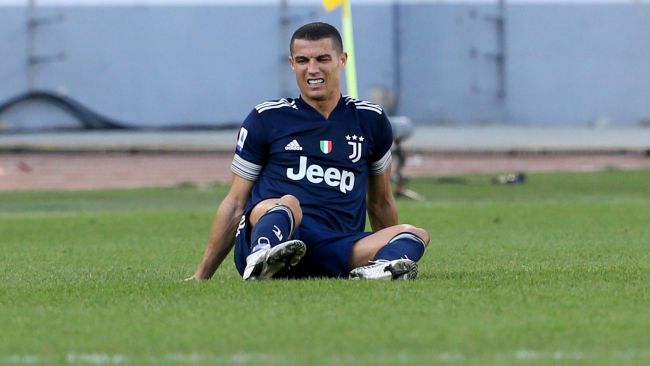 Ronaldo injures his ankle against Lazio