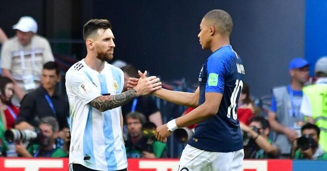 Lionel Messi and Kylian Mbappe