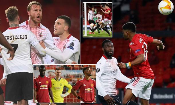 Man United vs Milan 1st Leg