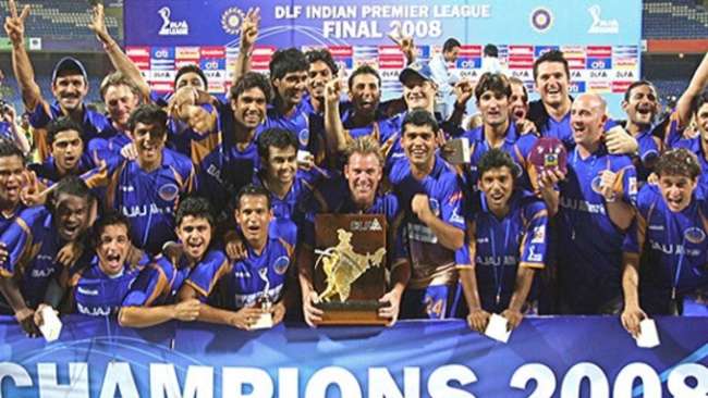 Rajasthan Royals won the first ever IPL edition in 2008