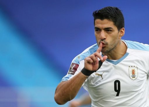 Luis Suarez for Uruguay