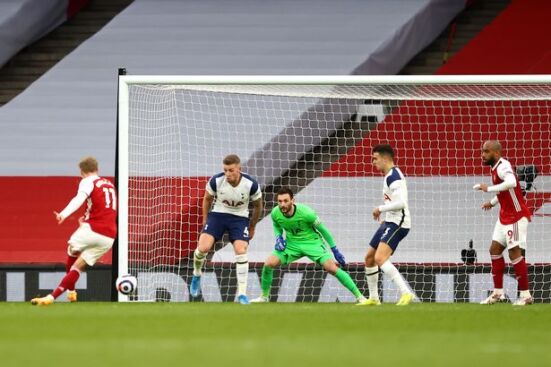 Odegaard's goal vs Tottenham
